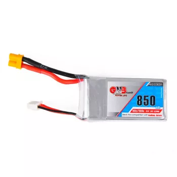 Аккумулятор GNB 7.4V 850mah 80C Li-Po 2S1P SQUARE TYPE XT30 фото 1