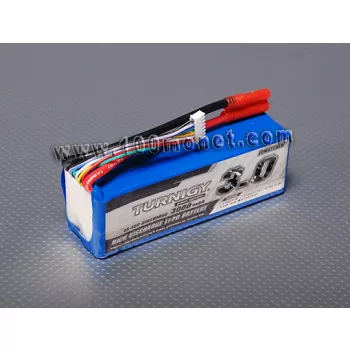 Аккумулятор 22.2V 3000mAh 6S 35C Lipo Pack  (Turnigy, HO3000.6S.35) фото 1
