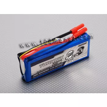 Аккумулятор 11.1V 3300mAh 3S 20C Lipo Pack (Turnigy, HO3300.3S.20) фото 1