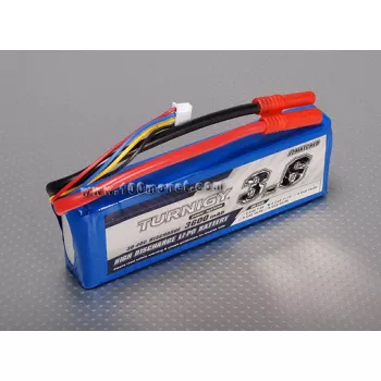 Аккумулятор 11.1V 3600mAh 3S 30C Lipo Pack (Turnigy, HO3600.3S.30) фото 1