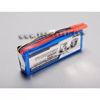 Аккумулятор 11.1V 5000mAh 3S 20C Lipo Pack (Turnigy, HO5000.3S.20) фото 1