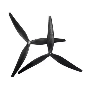 Пропеллер HQProp 11x7.5x3 MacroQuad Prop (1CCW+1CW) Glass Fiber Reinforced Nylon (Black) фото 1