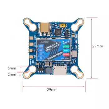 Видеопередатчик iFlight SucceX mini Force 5.8g 600mW VTX фото 3