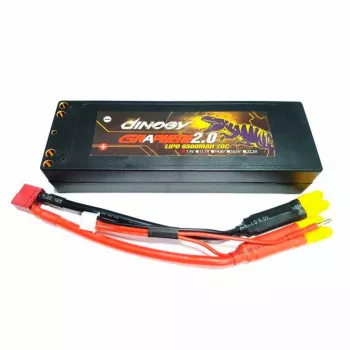 Аккумулятор Dinogy G2.0 Li-Po 6500mAh 7.4V 2S 70C Hardcase T-Plug фото 1