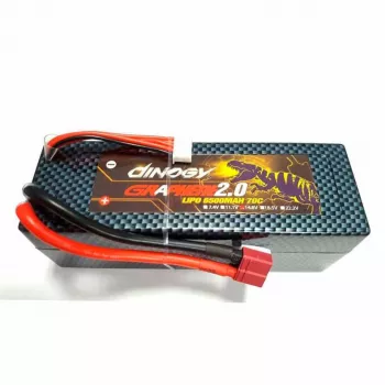 Аккумулятор Dinogy G2.0 Li-Po 6500mAh 14.8V 4S 70C Hardcase T-Plug фото 1