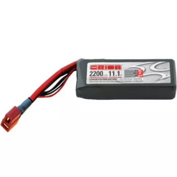 Аккумулятор Team Orion 11,1В(3S) 2200mah Deans plug Li-Po 50C SoftCase with LED charge status фото 1