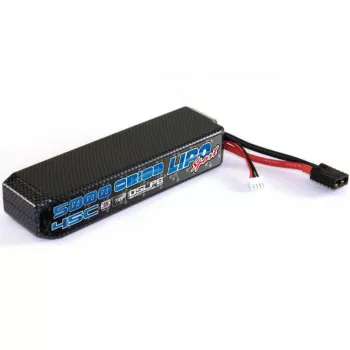 Аккумулятор Team Orion 7,4В(2s) 5000mAh Traxxas-plug LiPo 45 C Carbon Sport Hard Case фото 1