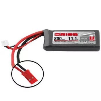 Аккумулятор Team Orion 11,1В(3S) 800mah JST plug Li-Po 50C SoftCase фото 1