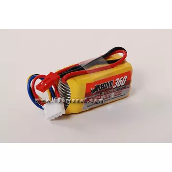 Аккумулятор 11.1V 360mAh 20C Lipoly Pack (Rhino, R360-20-3) фото 1