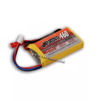 Аккумулятор 7.4V 460mAh 20C Lipoly Pack (Rhino, R460-20-2) фото 1