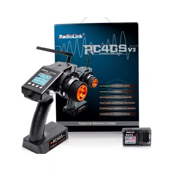Аппаратура управления RadioLink RC4GS V3 2.4G 4CH HV with Gyro Reciever фото 2