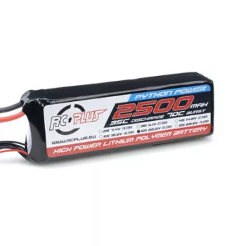 Аккумулятор RC Plus PYTHON Li-Po 22.2V 2500 mAh 6S1P 35C T-plug  Soft Case фото 1