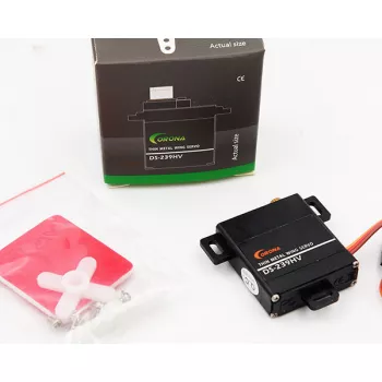 Сервопривод Corona DS239HV Digital High Voltage 4.6kg / 0.13sec / 22g (thin wing servo) фото 3