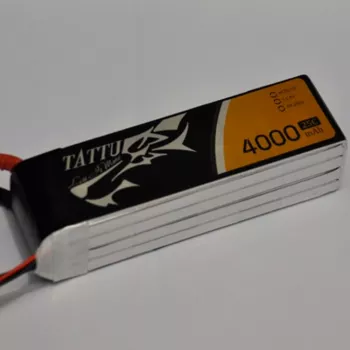 Аккумулятор Gens Ace TATTU Li-Po 14.8V 4000 mAh 4S1P 25C Soft Case фото 1