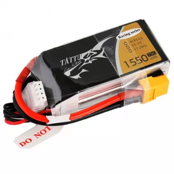 Аккумулятор Tattu Li-PO 11,1 В 1550 мАч 75C Racing Limited Edition (TA-75C-1550-3S1P-R) фото 1