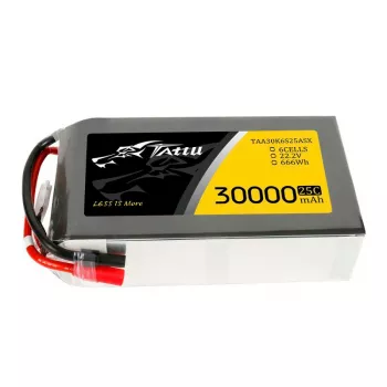 Аккумулятор Tattu LiPO 22,2В 30000мАч 6S 25C AS150+XT150 фото 3