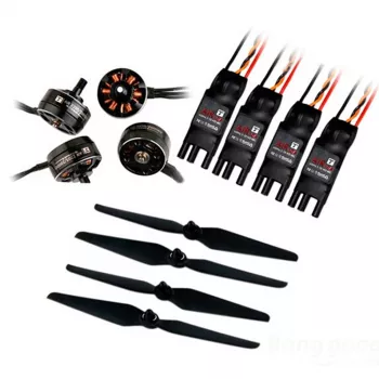 Комплект T-Motor AIR GEAR 200 AIR2205 2000KV 2-4S + 15A ESC 2-3S + T6535 (4шт) фото 1