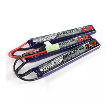 Аккумулятор Turnigy 11.1V 2000mah 3S 15-25C Lipo AIRSOFT Nunchuck Pack для страйкбола фото 1
