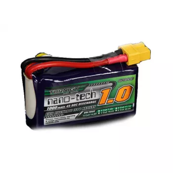 Аккумулятор 14.8V 1000mAh 4S 45~90C Turnigy nano-tech Lipo Pack фото 1