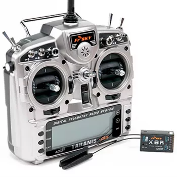 Комплект аппаратуры FrSky Taranis X9D Plus с приемником X8R для авиамоделей с кейсом (FR-X9D+X8R) фото 1