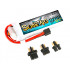 Аккумулятор Gens Ace LiPO 7,4В 2200мАг 2S 30C 104х34х15мм 128г XT60/EC3/T-Plug (GEA22002S30T3) фото навигации 1